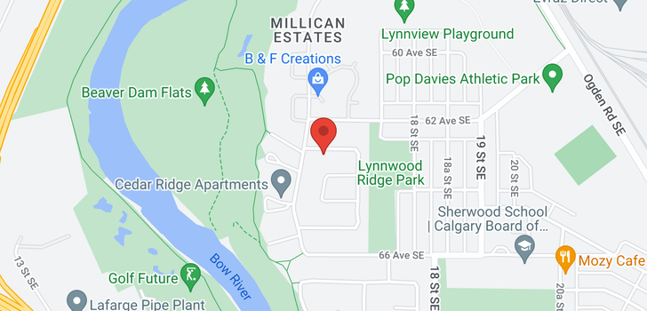 map of 327 Lynnview Way SE